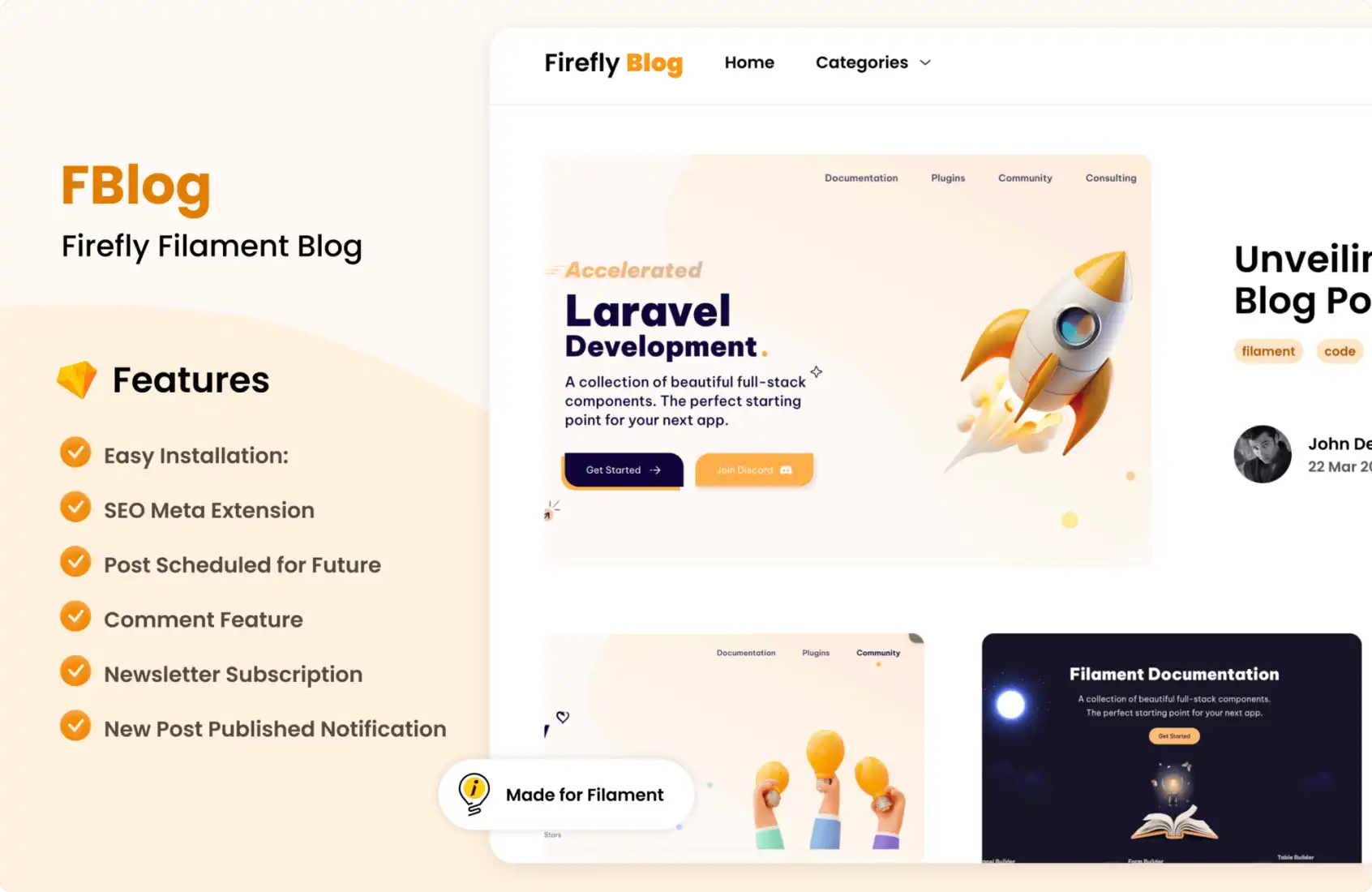Elevate Your Blogging Experience with firefly/filament-blog in Laravel