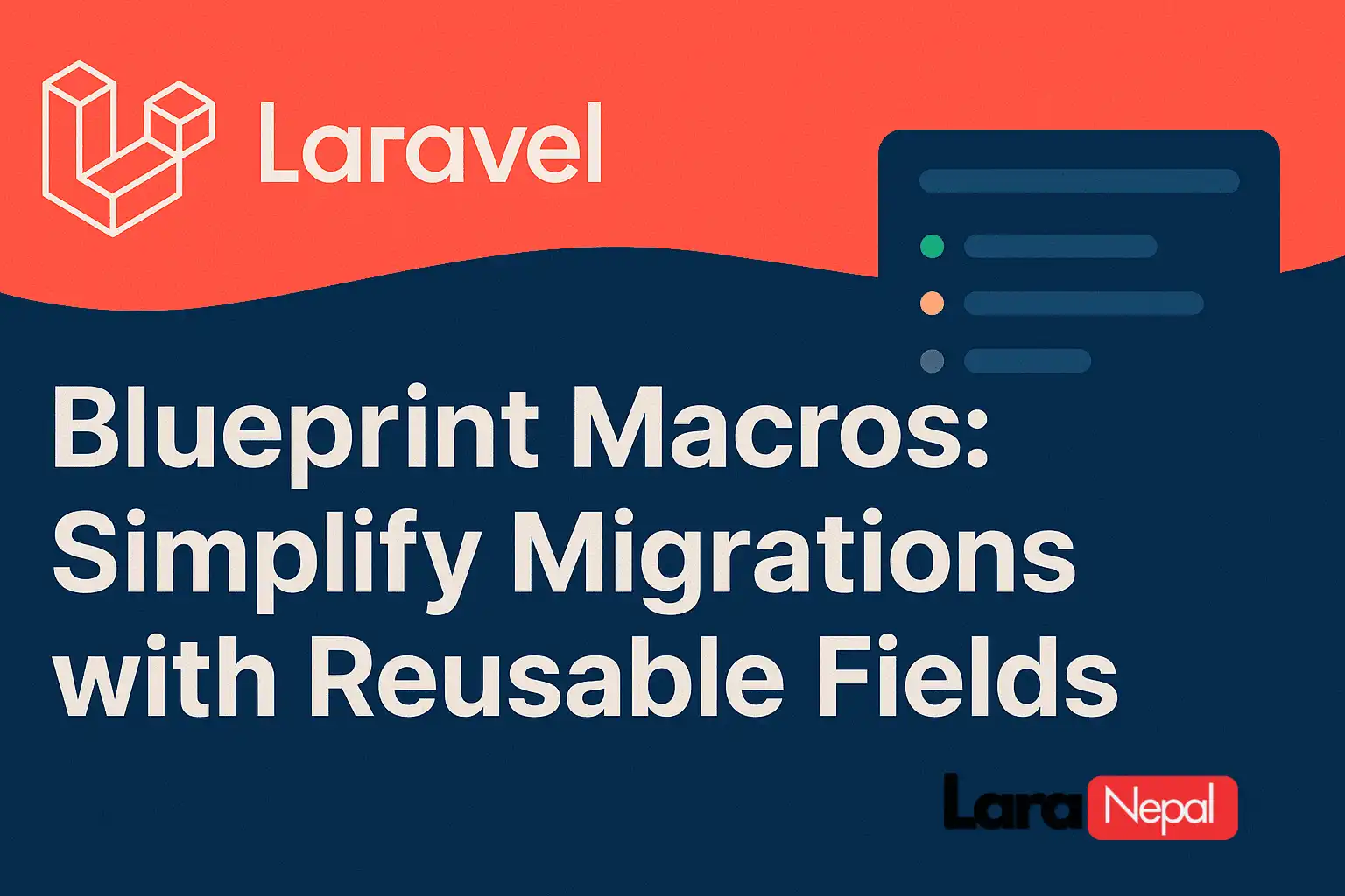 Laravel Blueprint Macros: Simplify Migrations with Reusable Fields
